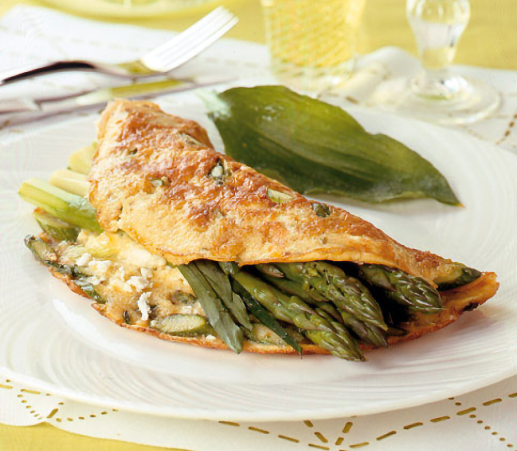 Omlette mit Spargel Omlettte mit Spargel